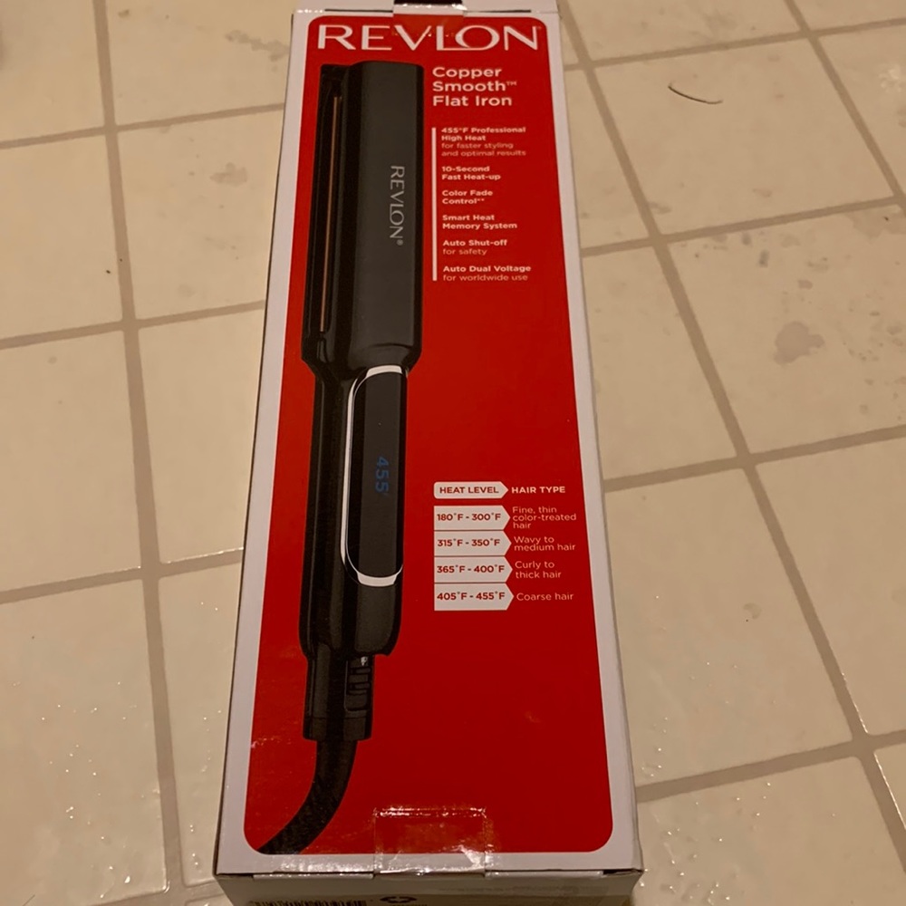 Revlon Copper Smooth Flat Iron